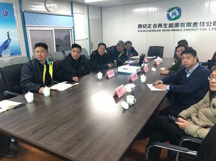 集團領導會同航天六院、航天六院十一所（京）調研灞橋生活垃圾無害化處理項目